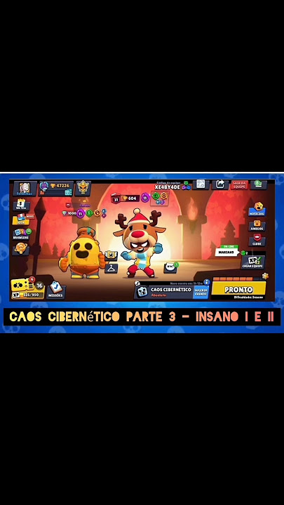 #brawlstars #shorts #games #gameofmoms #gom Caos Cibernético Parte 3 - Insano I e II ☺️