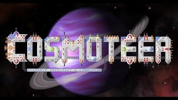 Cosmoteer gameplay, fun designing ships, mine asteroids, great space combat 2D sandbox playthrough!