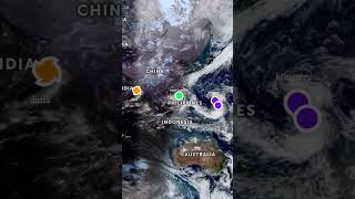 4 Simultaneous Tropical Cyclones  2024