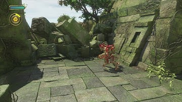 Knack 2 - Chapter 2-3 Into The Ruins:  Ruins Door Puzzle, Explore Outside Pyramid, Parts, Sunstones