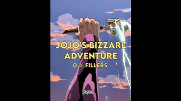 How much fillers do these animes have? I #shorts #jojo #chainsawman #tokyoghoul #myheroacademia #amv