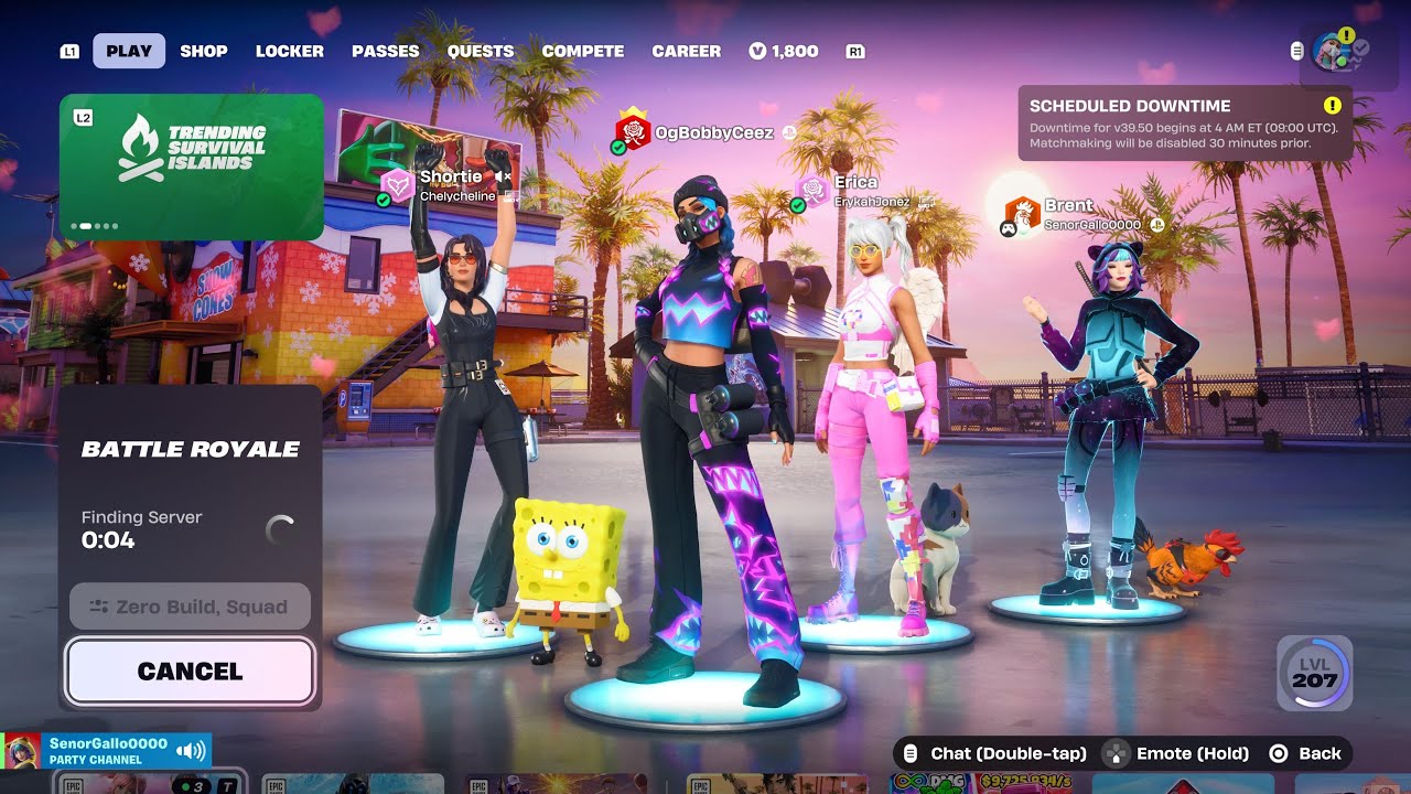 Fortnite - Stackin CROWNS before CH7S1 ends