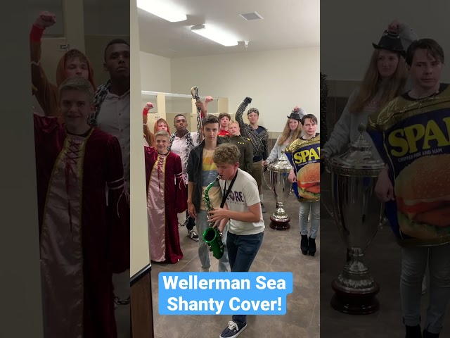 Wellerman Sea Shanty Bathroom Cover! #Shorts class=