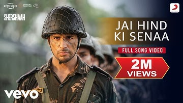 JaiHind Ki Senaa - Shershaah | Official Full Song | Sidharth, Kiara | Vikram M., Manoj M.