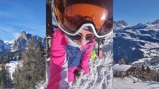 messy skiing vlog from 3 months ago