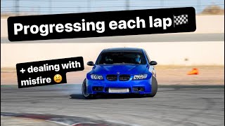 500 hp BMW E90 335i DRIFTING (POV) | FUN TRACK DAY !!