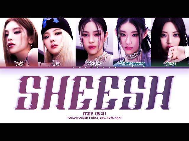 [AI COVER] ITZY - SHEESH (BABYMONSTER) ~ Color Coded Lyrics class=