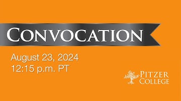 The Class of 2028 Convocation Ceremony