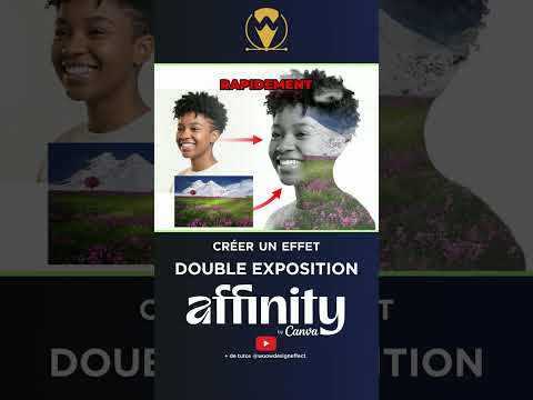 Create a double exposure effect in Affinity by Canva
