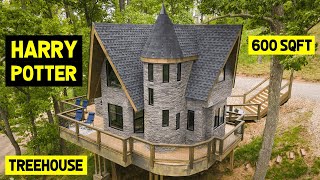 MAGICAL HARRY POTTER TREEHOUSE! 2Story 600sqft Tiny Home Treehouse!
