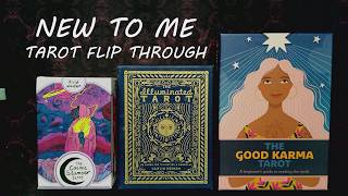 Cosmic Slumber Tarot-Tillie Walden The Illuminated Tarot-Caitlin Keegan Good Karma Tarot-Kerry Ward
