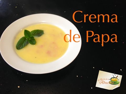 Video: Una Receta Simple Para La Sopa De Crema De Papa