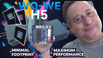 Wo-We H5 Mini PC: Wallet-Friendly, Palm-Sized Wonder - 4K Triple-Screen Display & Power!