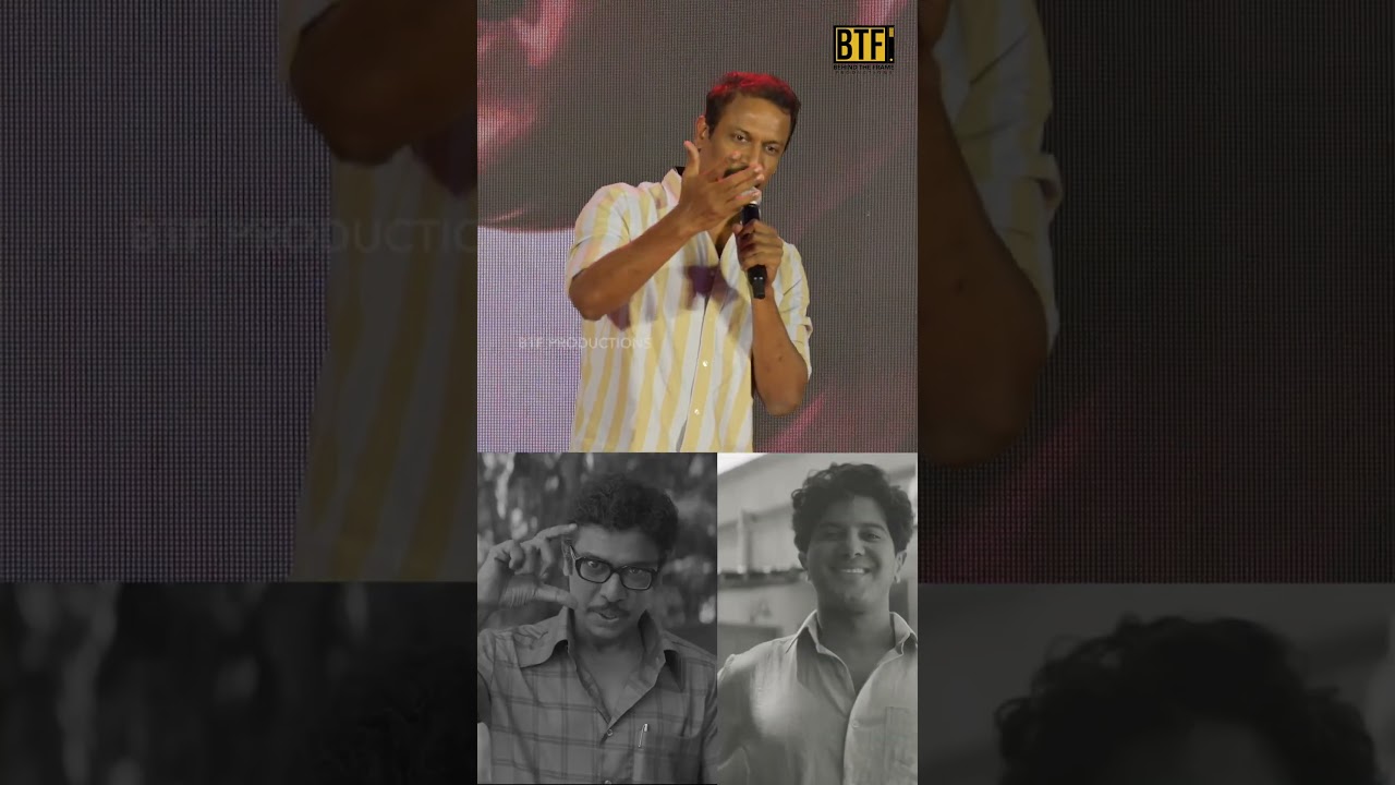 Kaantha Movie | Samuthirakani’s EMOTIONAL Speech on Dulquer Salmaan | Kochi | BTF
