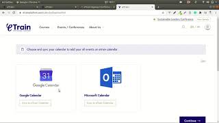 eTrain platform registration process screenshot 3