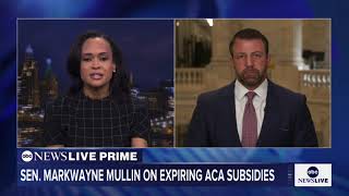 WATCH: Sen. Mullin DEFENDS Trump's Economy, DEBUNKS Healthcare Lies | ABC News Live Prime