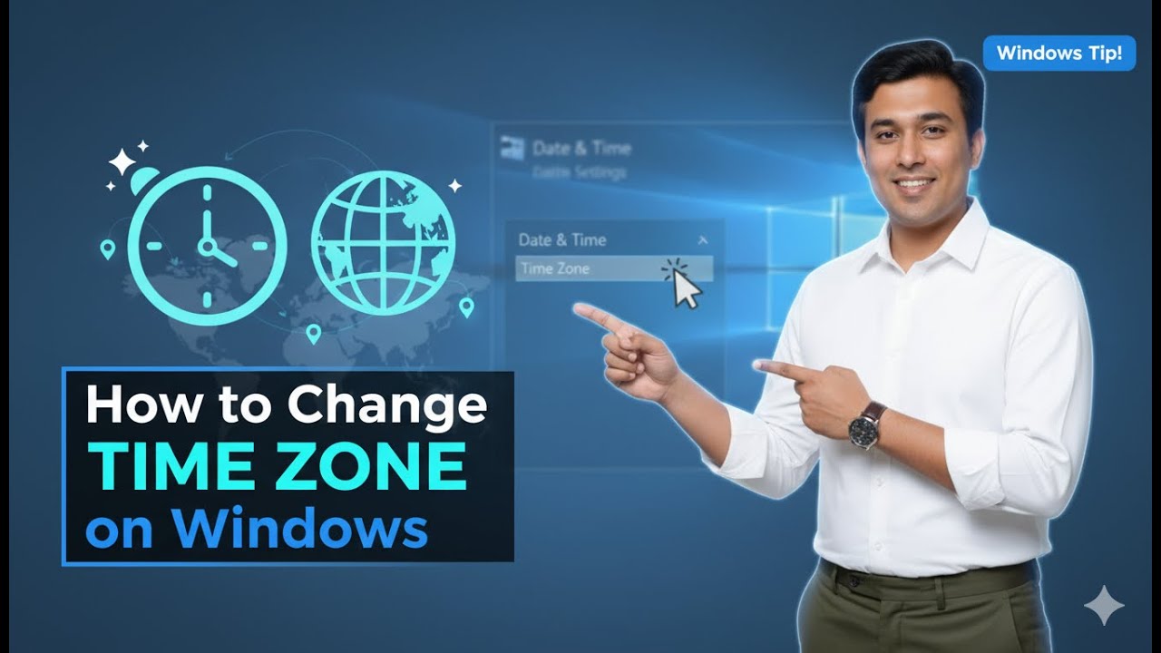 How to change Time Zone in Windows 10 or Windows 11?