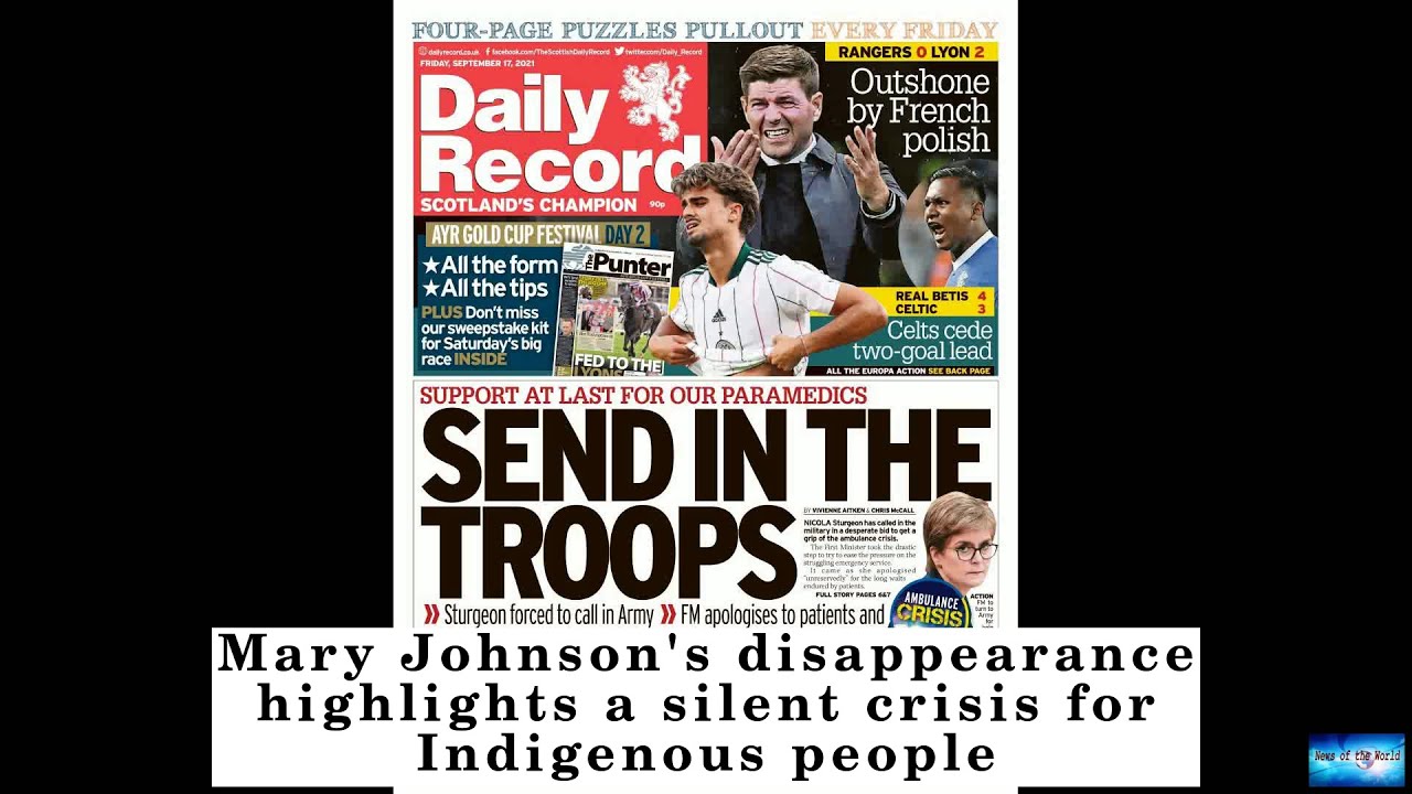 Mary Johnson's disappearance highlights a silent crisis for Indigenous people