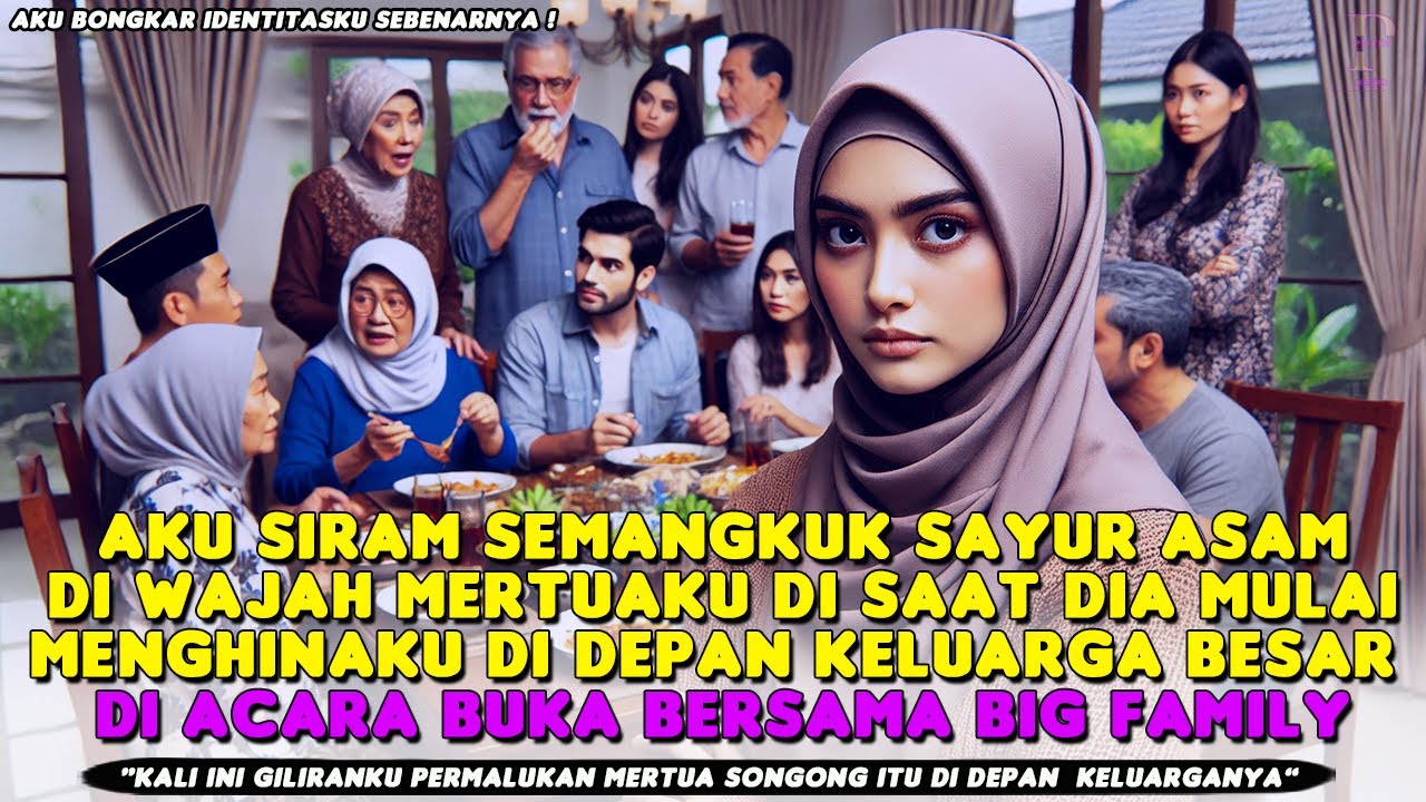 KISAH RUMAH TANGGA ❗ AKU TAK TERIMA HARGA DIRIKU DI INJAK MERTUA DI HADAPAN  KELUARGA DI MEJA BUKBER