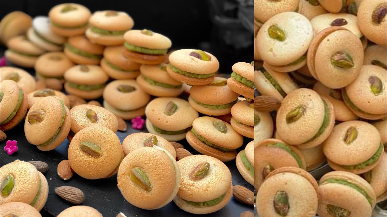 طريقة عمل الغريبة اسطنبولية غريبة اللوز وسر  نجاحهاAlmonds buns #nourahamam#غريبة#لوز#فستق