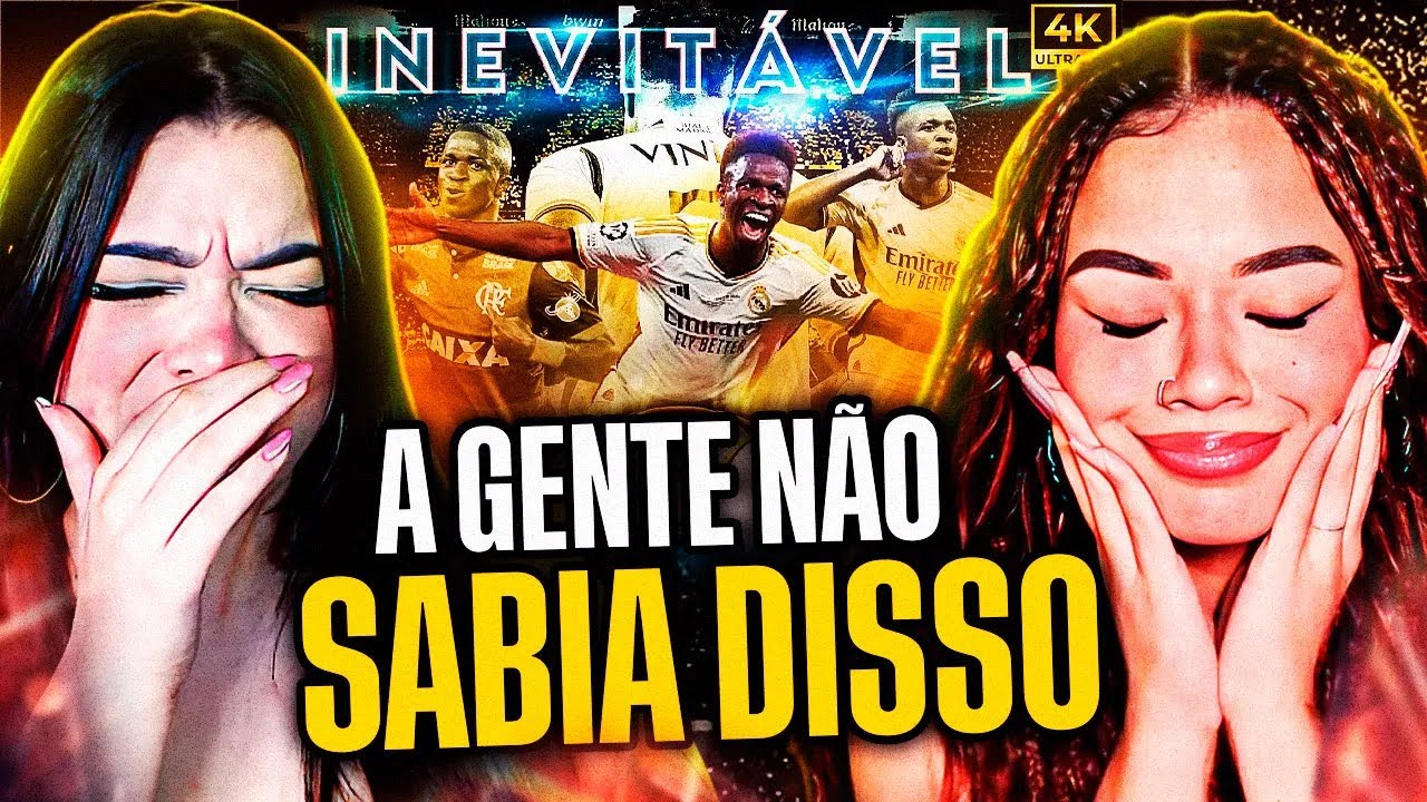 IMPOSSÍVEL NÃO SE EMOCIONAR com VINICIUS JR THE BEST | [ NAT e VIC MV REACT]