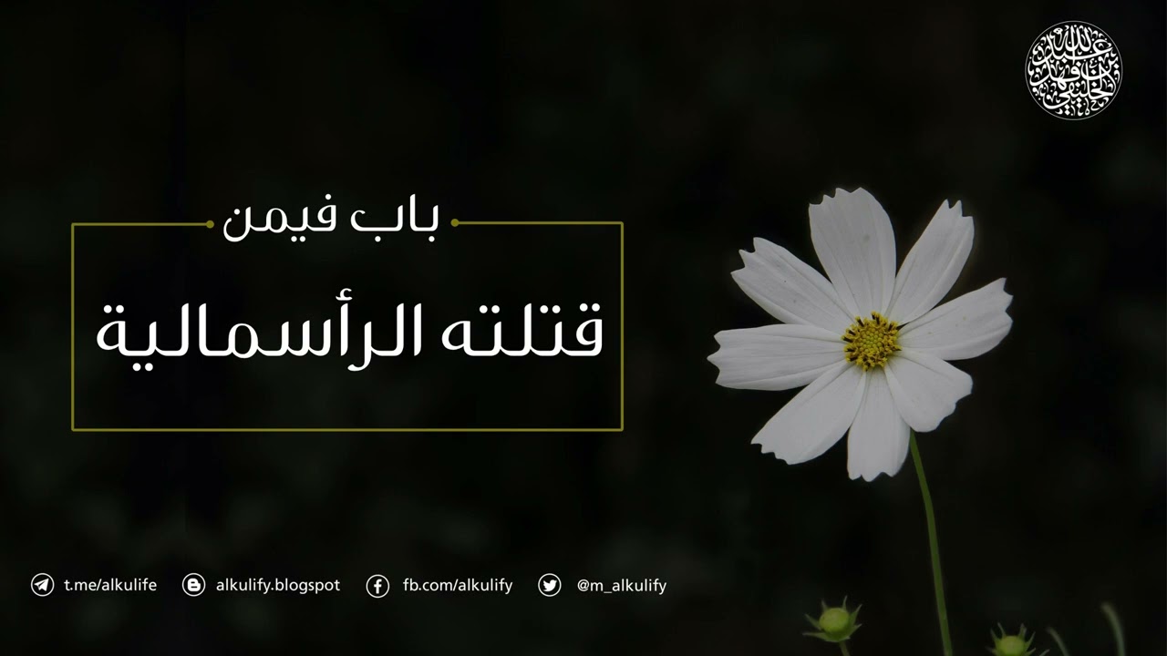 باب فيمن قتلته الرأسمالية …!