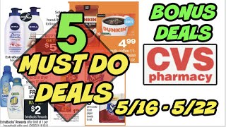 5 MUST DO CVS DEALS (5/16 - 5/22) | PAPER PRODUCTS, LOTION, COFFEE & MORE!