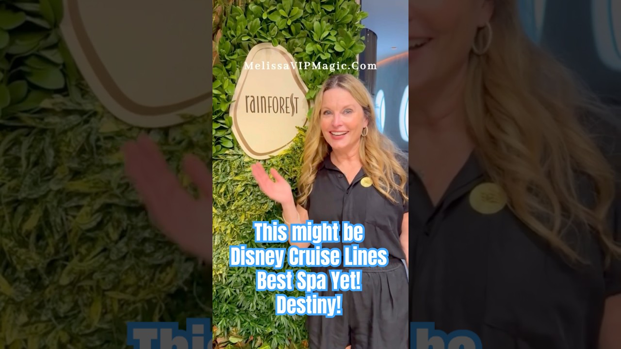 💦Disney Cruise Line just built the most Beautiful Rainforest Room Ever! #disneycruise #spa