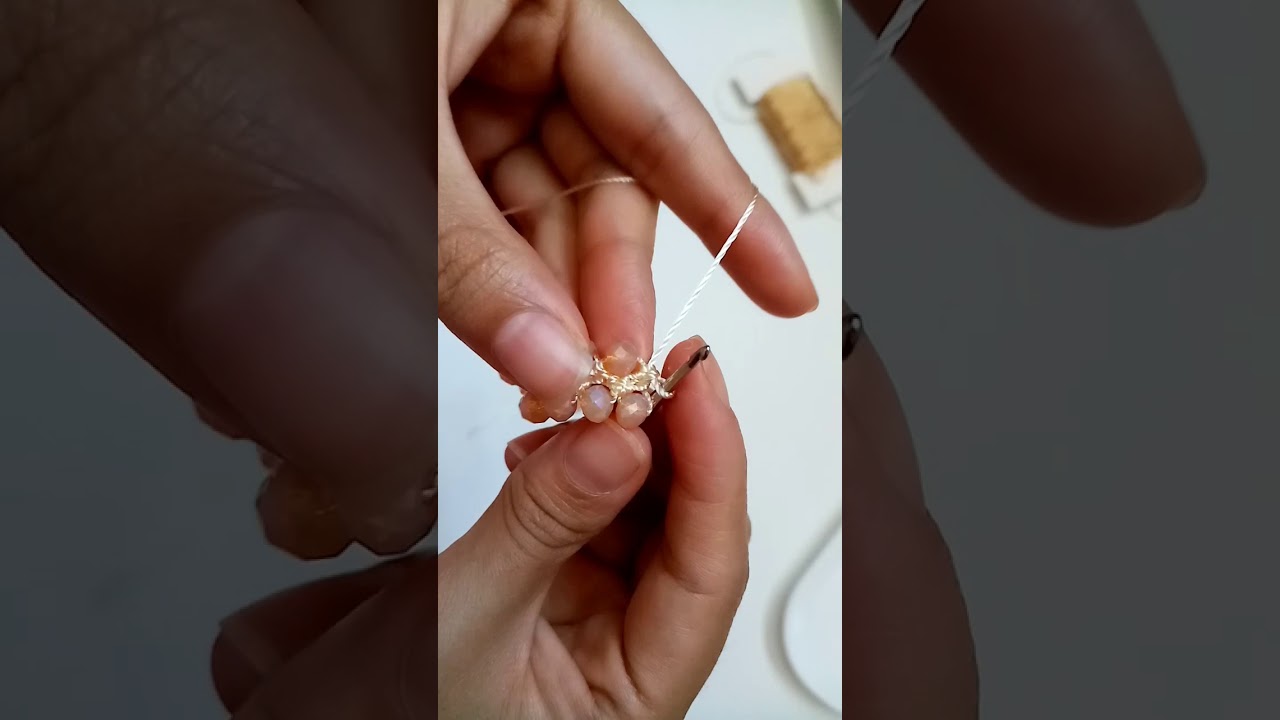 Clase 2 ⭐Pulsera tejida a crochet con cristales | paso a paso⭐ Taller de BISUTERÍA A CROCHET