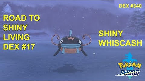 Shiny Whiscash! Road to Shiny Living Dex (340) | Pokemon Sword and Shield