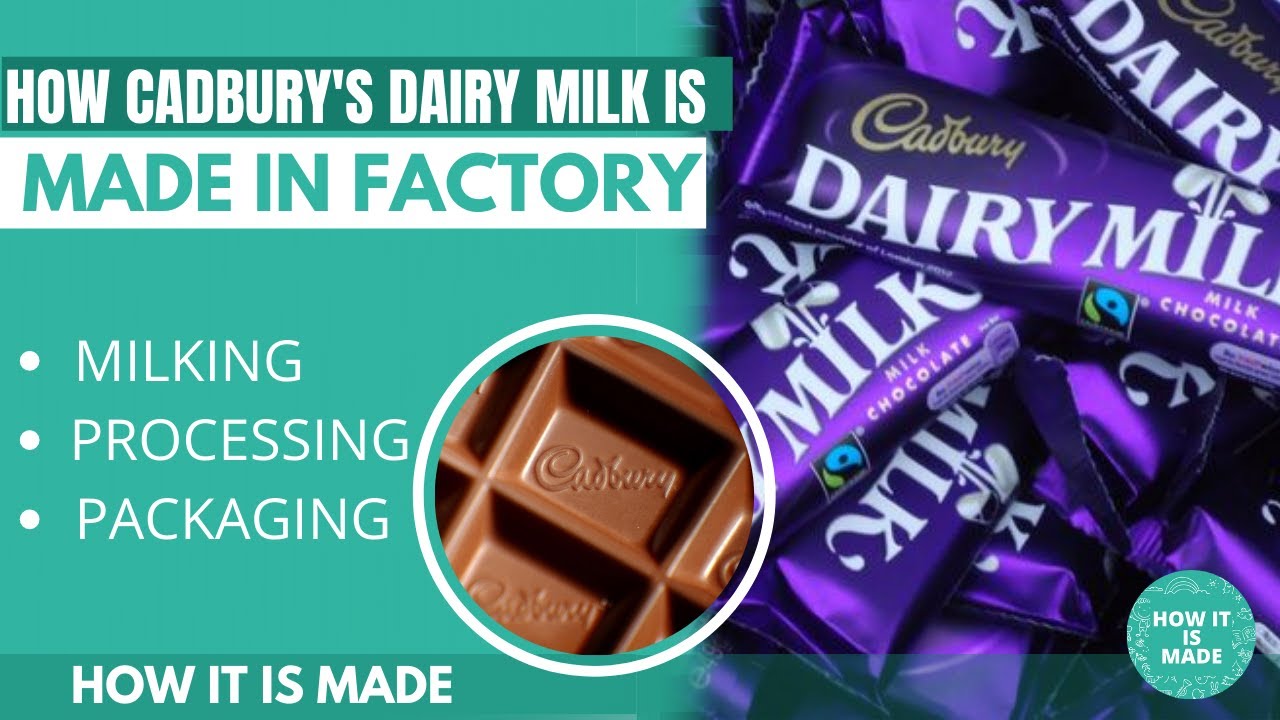 How Cadbury's Dairy Milk Chocolate is made in Factory How Chocolate