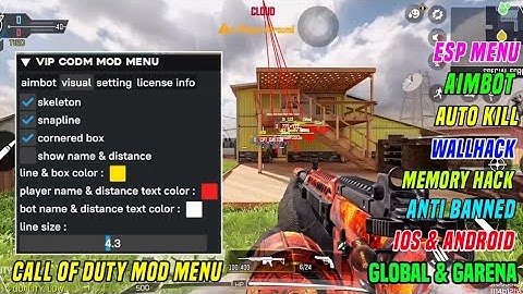 NEW CHEAT CALL OF DUTY MOBILE 2025 | APK MOD MENU CODM MOBILE | AIMBOT AIM LOCK ESP HACK WALLHACK