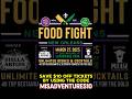 We Hope To See You At Food Fight Nola 2025 In New Orleans 3 27 25 Unlimited Dishes Cocktails We Hope To See You At Food Fight Nola 2025 In New Orleans 3 27 25 Unlimited Dishes Cocktails
