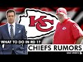 Kansas city chiefs draft rumors will the chiefs draft a wr or ot in round 1 of the 2024 nfl draft