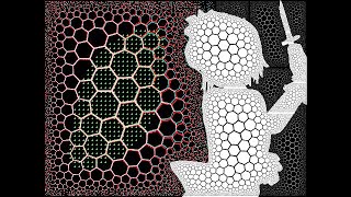 Making of: Bad Apple, but rendered with hyperbolic planes