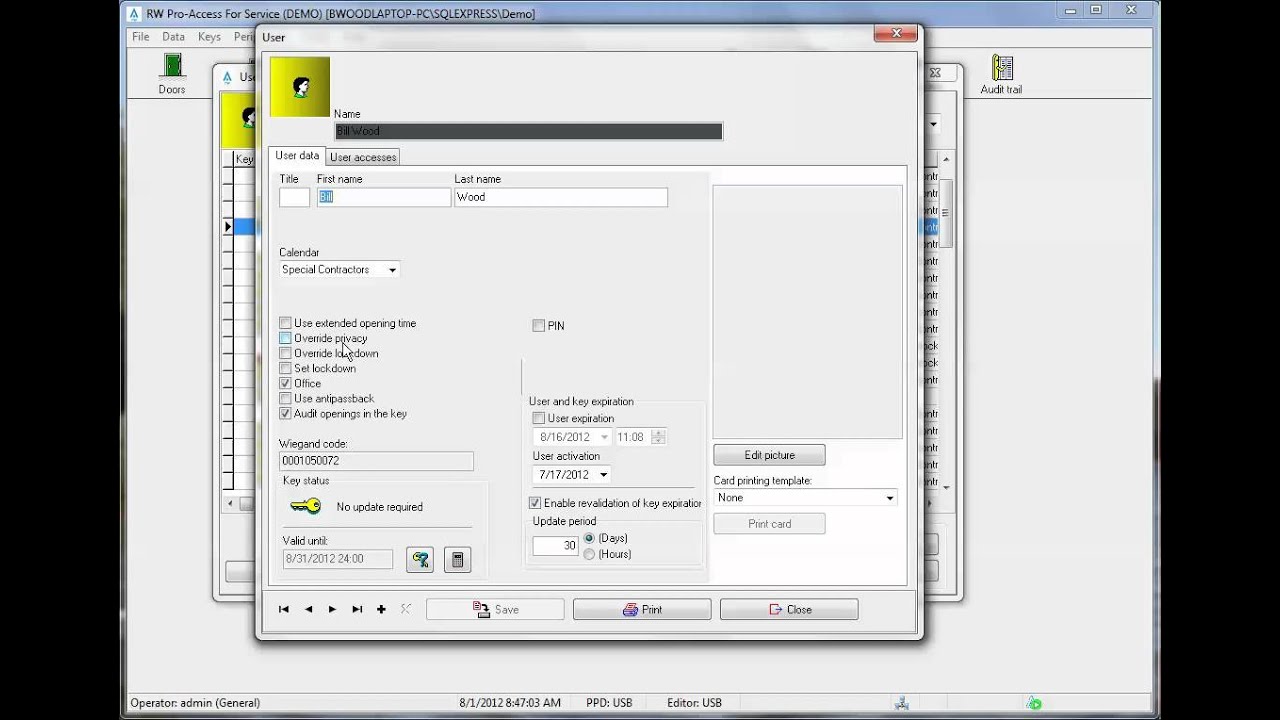 Salto Admin - User Key Functions - YouTube