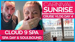 Carnival Sunrise | Cloud Nine Spa, Cucina Del Capitano and SoulBound | Carnival Cruise Vlog Day 04