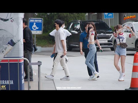 아이브(IVE) 두산 베어스 축하공연 출근길 by 전바이러스