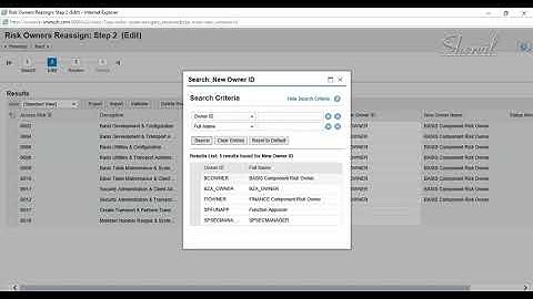 35 - SAP GRC - ARA - MASS MAINTENANCE OF RISK OWNER ASSIGNMENTS