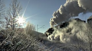 Schnellzugdampf und Winterwelt - Dampflok 01 519 auf dem Weg nach Konstanz by steinerne_ renne 3,541 views 1 year ago 8 minutes, 6 seconds