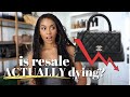 Is luxury resale over   preloved market dying  kwshops