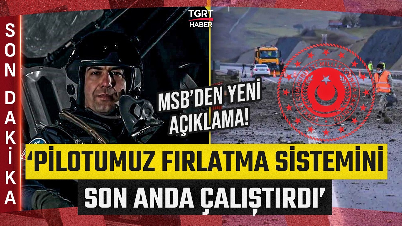 #SONDAKİKA | Düşen Uçakla İlgili Yeni Açıklama! 'Pilotumuz Fırlatma Sistemini Son Anda Çalıştırdı'
