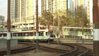 [HD] The Light rail Vehicles 1063+1065 and 1020+1208 (route 507) at the Goodview Garden Station