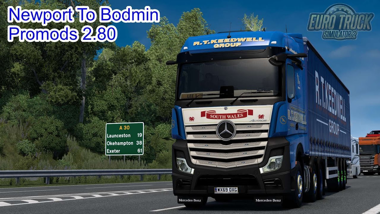 Euro Truck Simulator 2 Promods 2.80 We Are off To Cornwall