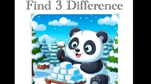 SPOT THE DIFFERENCE: FIND 3 DIFFERENCES #spotthedifference #DIFFERENCE #braingame