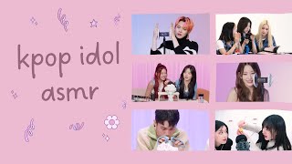 1 hour of kpop idol asmr 🌸 (txt, aespa, le sserafim, enhypen, ive, ...) no talking