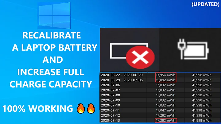 HOW TO RESET/RECALIBRATE A LAPTOP BATTERY | Increase battery capacity UPTO 40% |