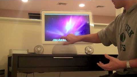 20" Touchscreen iMac G4 / Apple Cinema Display - Demonstration