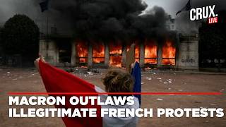 LIVE: Macron Bans Illegitimate Protests as Seditious Riots Engulf France