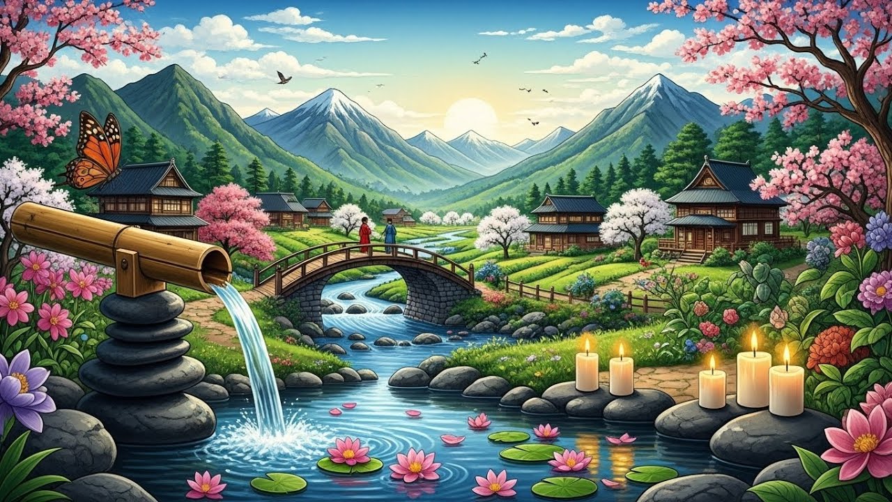 Watch Zen Garden Dreams ~ Tranquil Waterfall, Cherry Blossom, and Calm Wind on YouTube Watch Zen Garden Dreams ~ Tranquil Waterfall, Cherry Blossom, and Calm Wind on YouTube